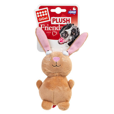 Іграшка для собак Кролик з пищалкою GiGwi Plush
