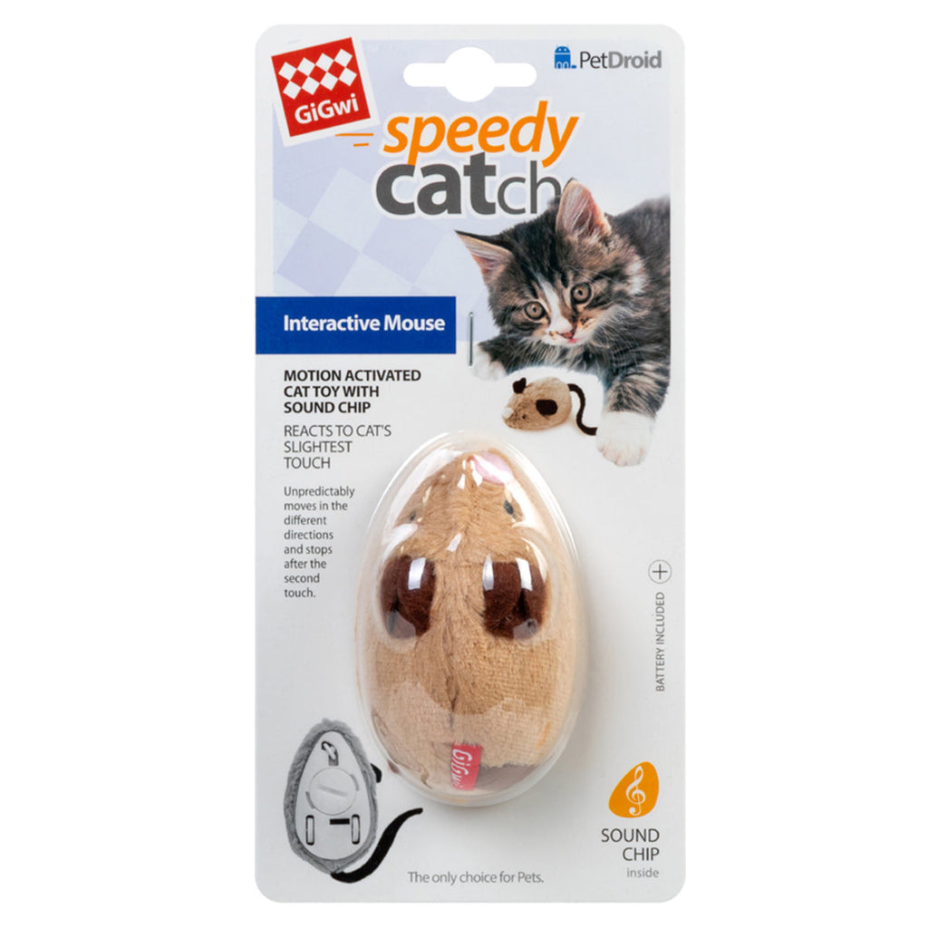 Іграшка для котів Інтерактивна мишка GiGwi Speedy Catch