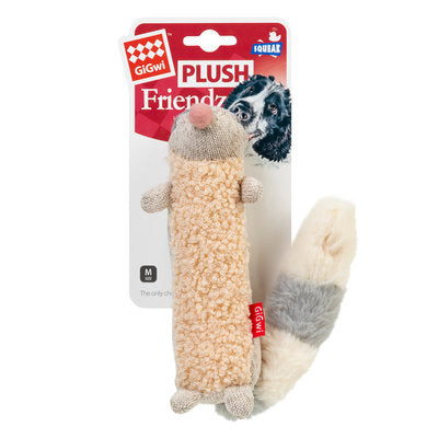 Іграшка для собак Єнот з пищалкою GiGwi Plush