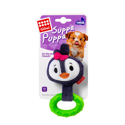 Іграшка для собак Пінгвін з пищалкою GiGwi Suppa Puppa