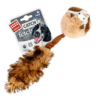 Іграшка для собак Борсук з 2-ма пищалками GiGwi Catch & Fetch