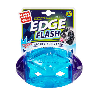 Іграшка для собак Регбі м'яч, що світиться GiGwi Edge flash
