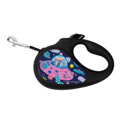 Повідець-рулетка для собак WAUDOG R-leash, малюнок "Рік та Морті 1"
