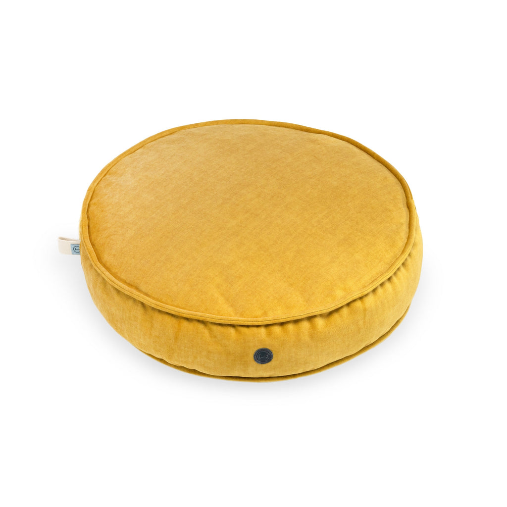 Кругла подушка Memory Foam Island Yellow